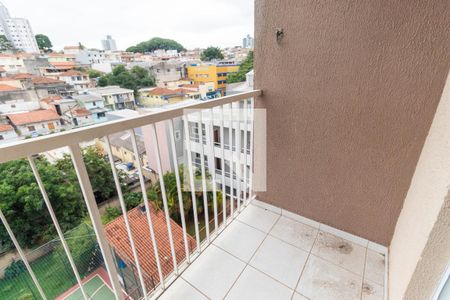 Varanda da Sala de apartamento para alugar com 3 quartos, 62m² em Vila Santana, São Paulo