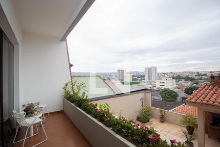 Varanda da Sala de casa à venda com 4 quartos, 236m² em Vila Albertina, São Paulo