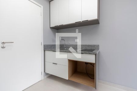 Sala/ Cozinha de apartamento à venda com 1 quarto, 30m² em Chácara Santo Antônio (zona Sul), São Paulo