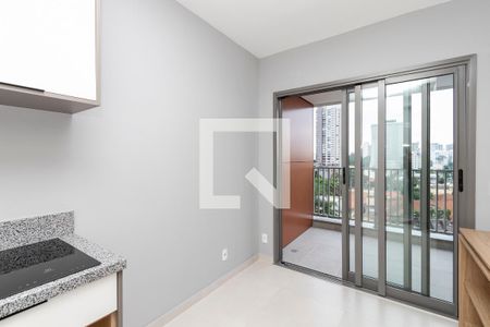 Sala/ Cozinha de apartamento à venda com 1 quarto, 30m² em Chácara Santo Antônio (zona Sul), São Paulo