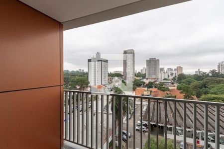 Varanda de apartamento à venda com 1 quarto, 30m² em Chácara Santo Antônio (zona Sul), São Paulo