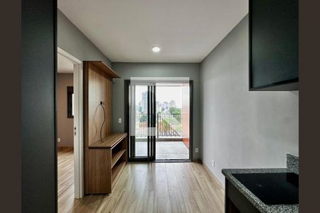 Sala/Cozinha de apartamento à venda com 1 quarto, 30m² em Chácara Santo Antônio (zona Sul), São Paulo