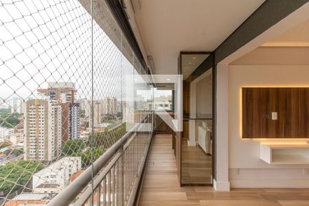 Varanda da Sala de apartamento para alugar com 2 quartos, 68m² em Vila Romana, São Paulo