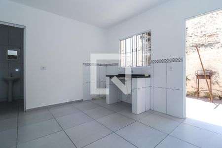 Sala/Cozinha de casa para alugar com 1 quarto, 30m² em Vila Brasilina, São Paulo