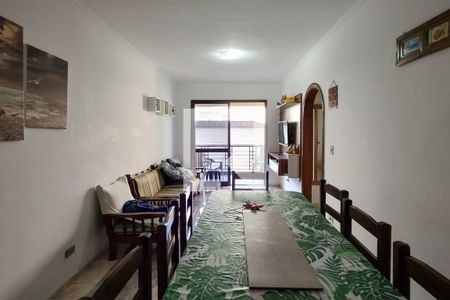 Sala de apartamento para alugar com 2 quartos, 80m² em Guilhermina, Praia Grande