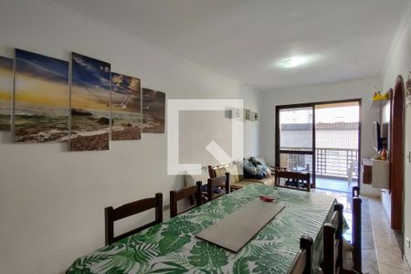 Sala de apartamento para alugar com 2 quartos, 80m² em Guilhermina, Praia Grande