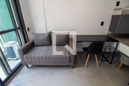 Sala de apartamento para alugar com 1 quarto, 24m² em Santo Amaro, São Paulo