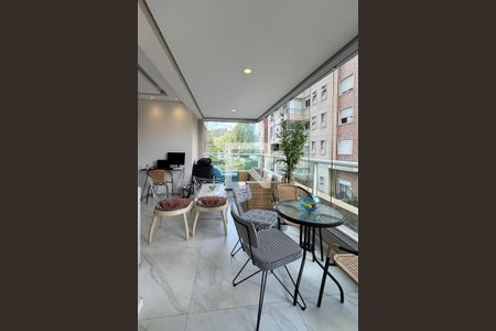 Varanda gourmet de apartamento à venda com 3 quartos, 136m² em Tamboré, Santana de Parnaíba