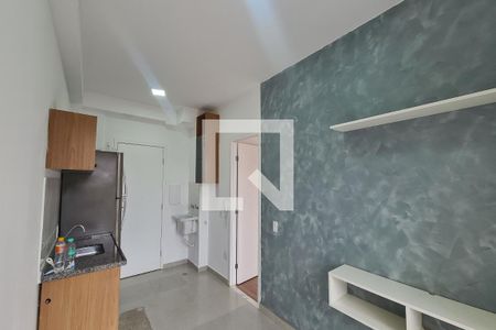 Sala, Cozinha e Área de serviço de apartamento para alugar com 1 quarto, 42m² em Vila Tolstoi, São Paulo