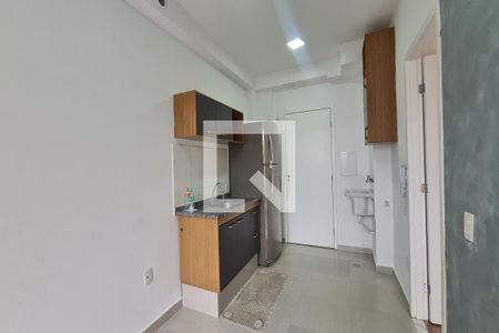 Sala, Cozinha e Área de serviço de apartamento para alugar com 1 quarto, 42m² em Vila Tolstoi, São Paulo