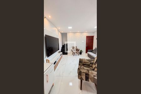 Sala  de apartamento à venda com 2 quartos, 96m² em Jardim Ana Maria, Santo André