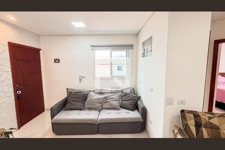 Sala  de apartamento à venda com 2 quartos, 96m² em Jardim Ana Maria, Santo André