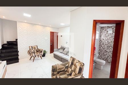 Sala  de apartamento à venda com 2 quartos, 96m² em Jardim Ana Maria, Santo André