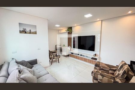 Sala  de apartamento à venda com 2 quartos, 96m² em Jardim Ana Maria, Santo André