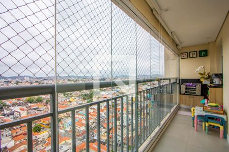 Varanda gourmet de apartamento para alugar com 2 quartos, 54m² em Vila Eldizia, Santo André