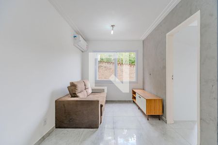 Sala de apartamento à venda com 1 quarto, 37m² em Cristal, Porto Alegre