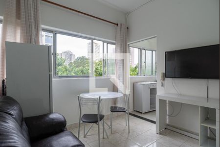 Sala de apartamento para alugar com 1 quarto, 32m² em República, São Paulo