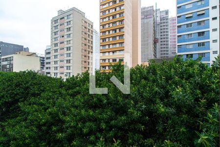 Vista da Sala de apartamento para alugar com 1 quarto, 32m² em República, São Paulo