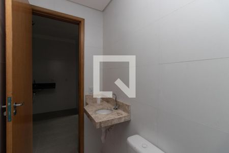 Banheiro de apartamento à venda com 1 quarto, 25m² em Parque Vitoria, São Paulo