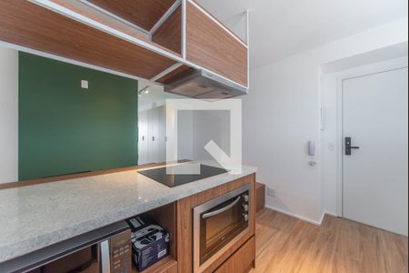 Sala - Cozinha Integrada de apartamento para alugar com 1 quarto, 42m² em Vila Cordeiro, São Paulo