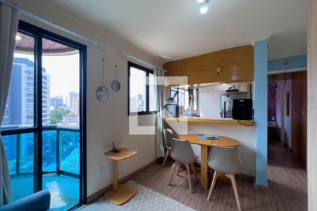 Sala de apartamento à venda com 1 quarto, 40m² em Vila Mariana, São Paulo