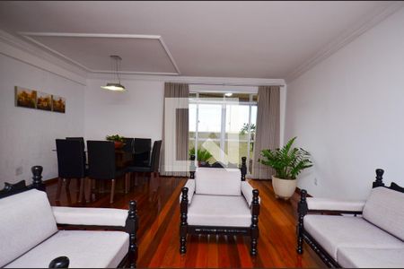 Sala de apartamento à venda com 4 quartos, 130m² em Cachoeirinha, Belo Horizonte