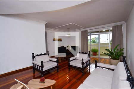 Sala de apartamento à venda com 4 quartos, 130m² em Cachoeirinha, Belo Horizonte