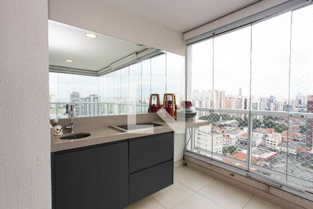 Varanda gourmet de apartamento à venda com 2 quartos, 89m² em Tatuapé, São Paulo