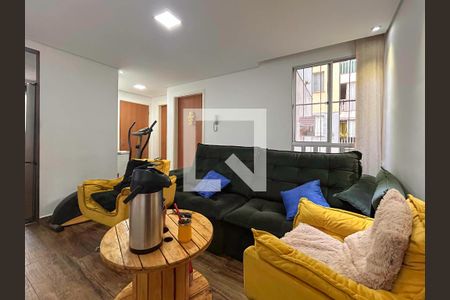 Sala de apartamento para alugar com 2 quartos, 65m² em Diamante, Belo Horizonte