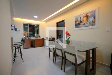 Sala de Jantar de casa à venda com 3 quartos, 370m² em Nova Vista, Belo Horizonte