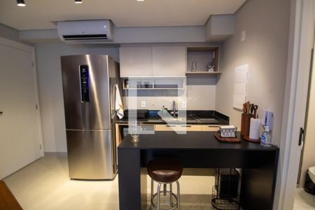 Cozinha de kitnet/studio para alugar com 1 quarto, 50m² em Santo Amaro, São Paulo