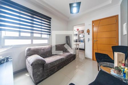 Sala de apartamento para alugar com 2 quartos, 50m² em Vila Santo Alberto, Santo André