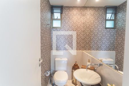 Lavabo da Sala 1 de apartamento à venda com 4 quartos, 170m² em Santo Antônio, Belo Horizonte