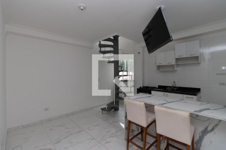 Sala/Cozinha de apartamento para alugar com 2 quartos, 84m² em Vila Maria Alta, São Paulo