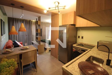 Sala / Cozinha de apartamento para alugar com 1 quarto, 26m² em Tucuruvi, São Paulo