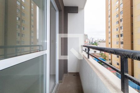 Varanda de kitnet/studio à venda com 1 quarto, 28m² em Brás, São Paulo