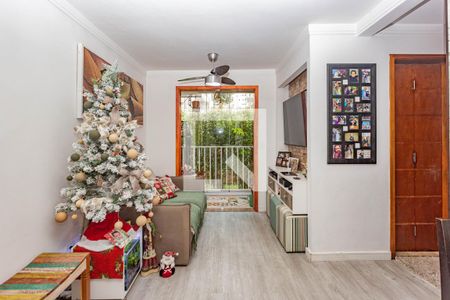 Sala de apartamento à venda com 2 quartos, 50m² em Taboão, São Paulo