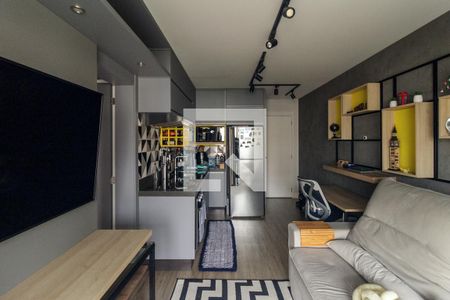 Sala de apartamento para alugar com 1 quarto, 36m² em Campos Elíseos, São Paulo