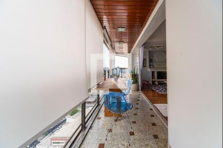 Varanda da Sala de apartamento à venda com 4 quartos, 400m² em Vila Gilda, Santo André