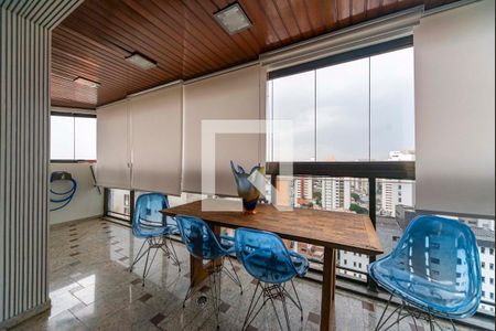 Varanda da Sala de apartamento à venda com 4 quartos, 400m² em Vila Gilda, Santo André