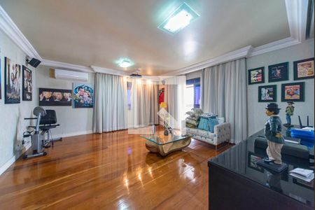 Sala de Video de apartamento para alugar com 4 quartos, 400m² em Vila Gilda, Santo André