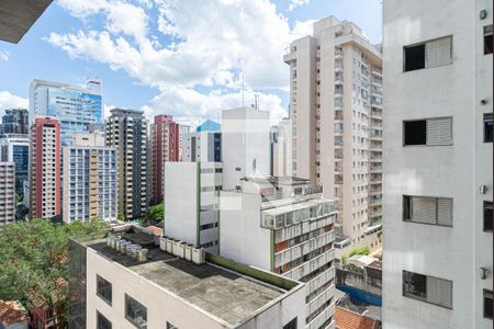 Vista da Varanda da Sala/Quarto de kitnet/studio para alugar com 1 quarto, 24m² em Consolação, São Paulo