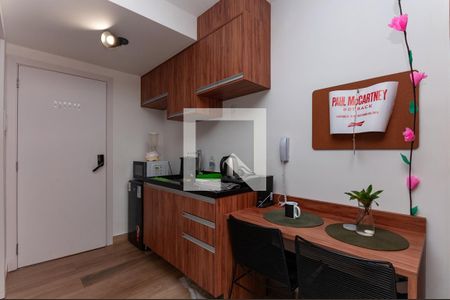 Cozinha de kitnet/studio para alugar com 1 quarto, 20m² em Perdizes, São Paulo