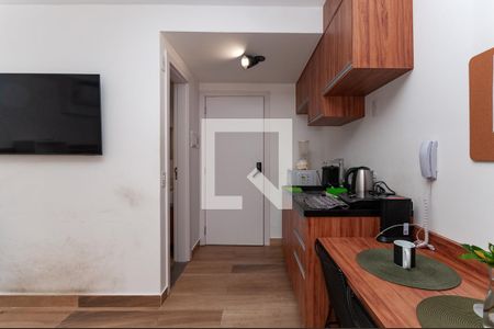 Cozinha de kitnet/studio para alugar com 1 quarto, 20m² em Perdizes, São Paulo