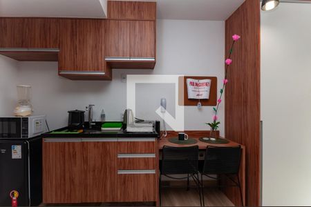 Cozinha de kitnet/studio para alugar com 1 quarto, 20m² em Perdizes, São Paulo