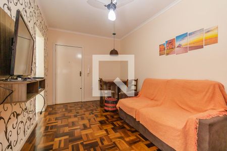 Sala de apartamento para alugar com 1 quarto, 58m² em Azenha, Porto Alegre