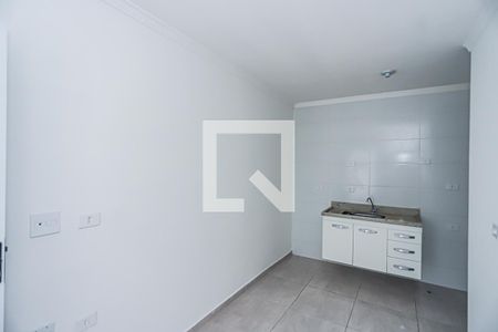 Sala, cozinha e área de serviço de apartamento para alugar com 1 quarto, 30m² em Jardim das Laranjeiras, São Paulo