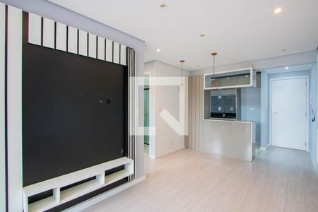 Sala de apartamento para alugar com 2 quartos, 56m² em Vila Tibiriçá, Santo André