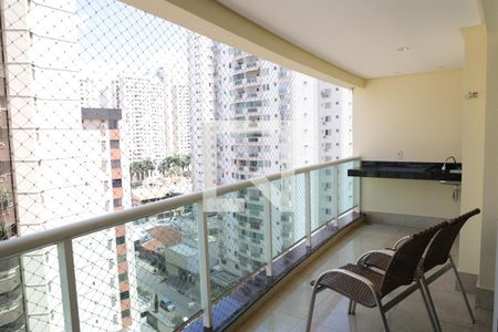 Varanda da Sala de apartamento para alugar com 3 quartos, 162m² em Setor Nova Suiça, Goiânia