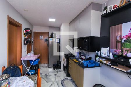 Sala/Cozinha de apartamento para alugar com 1 quarto, 24m² em Belenzinho, São Paulo